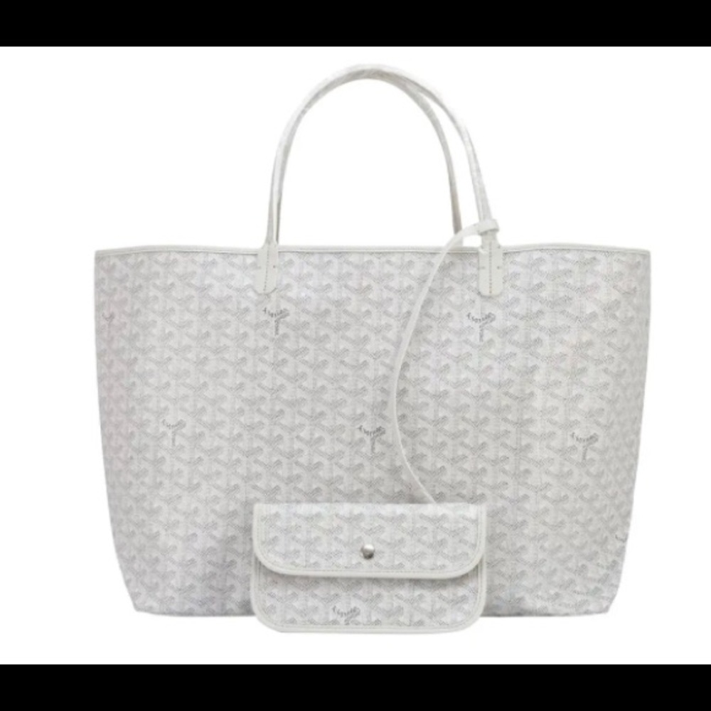 Elegant White Tote Bag